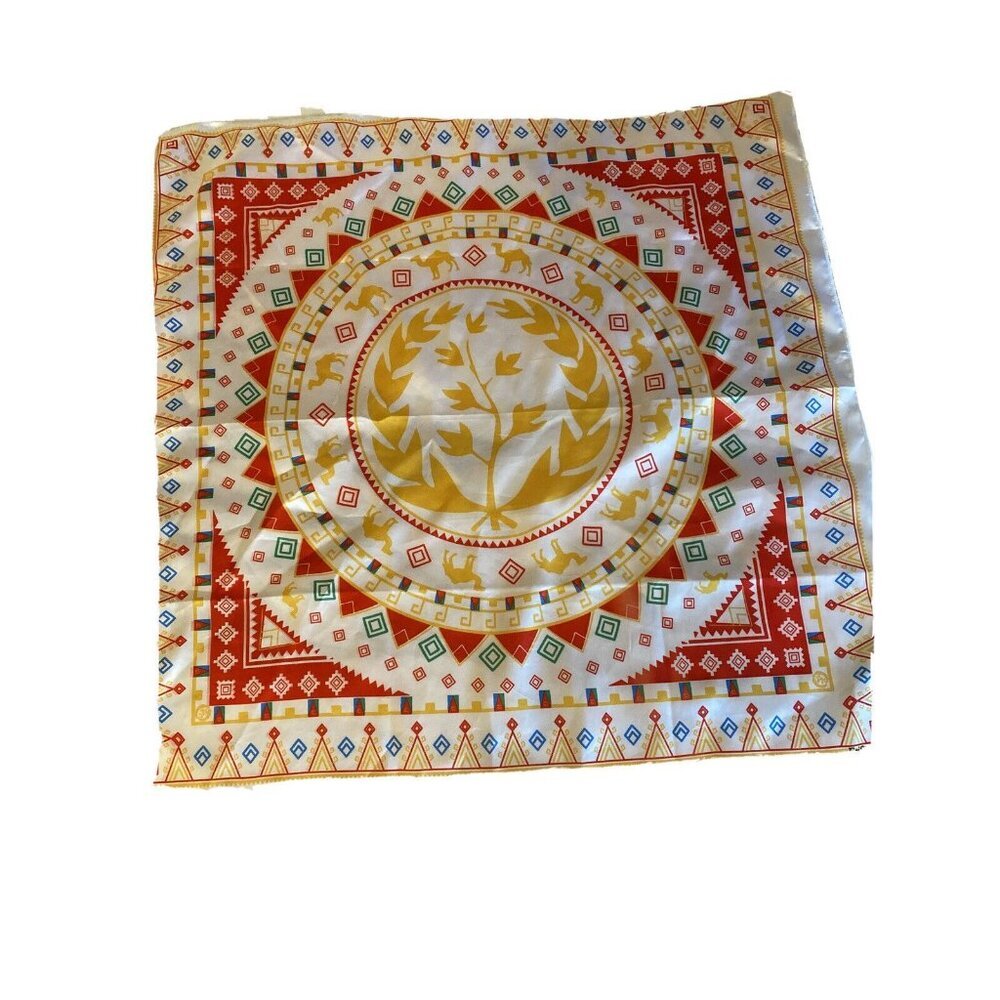 Eriscarfs Scarf Camel Print‎ Tribal Print Polyester